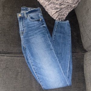 New 7 For All Mankind High Waisted Gwenevere Jeans Size 24